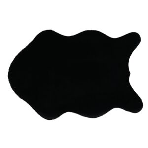 KONDELA Rabit Typ 1 umelá kožušina 60x90 cm čierna