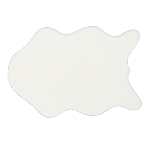 KONDELA Rabit Typ 7 New umelá kožušina biela