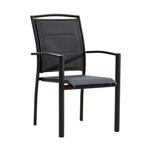 NABBI Vita záhradná stolička čierna